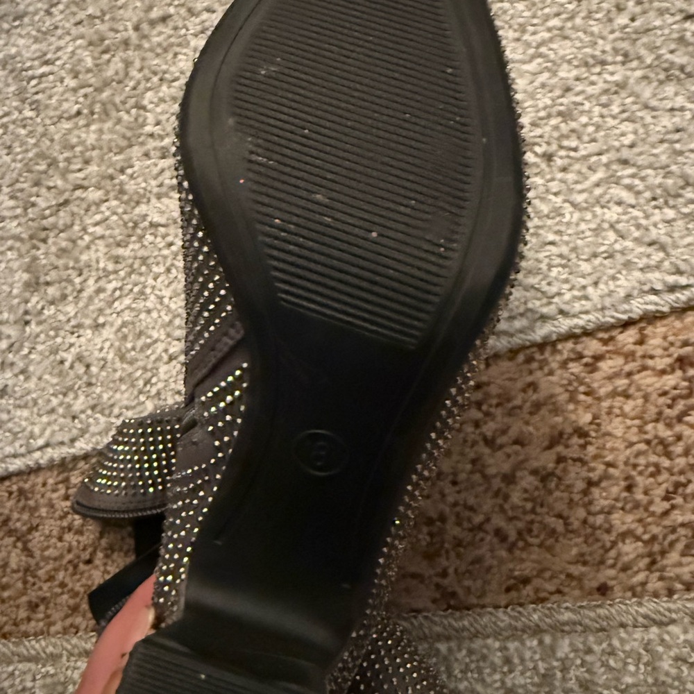Target Sparkling Rhinestone Heeled Boots - Picture 4 of 4